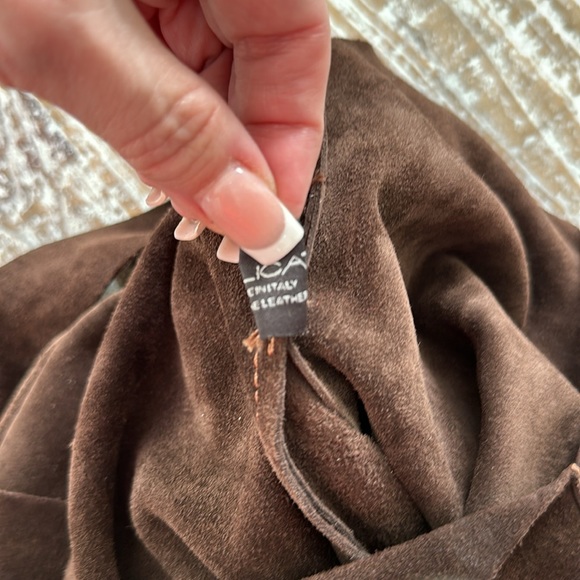 Pulicati - Leather suedette bag - EUC - Picture 7 of 10